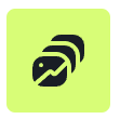 Icon of overlapping rounded cards indicating the Copy action