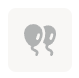 Two overlapping gray chat bubbles in a rounded square icon, representing messaging or comments
